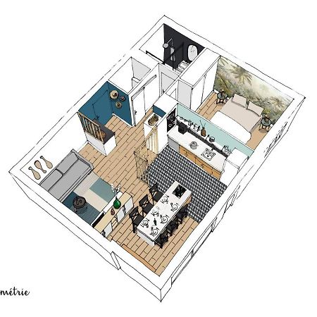 Ilunabarra - Appartement Calme, Vue Mer, Parking - Wifi Сибур Екстериор снимка