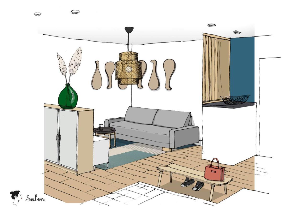 Ilunabarra - Appartement Calme, Vue Mer, Parking - Wifi Сибур Екстериор снимка