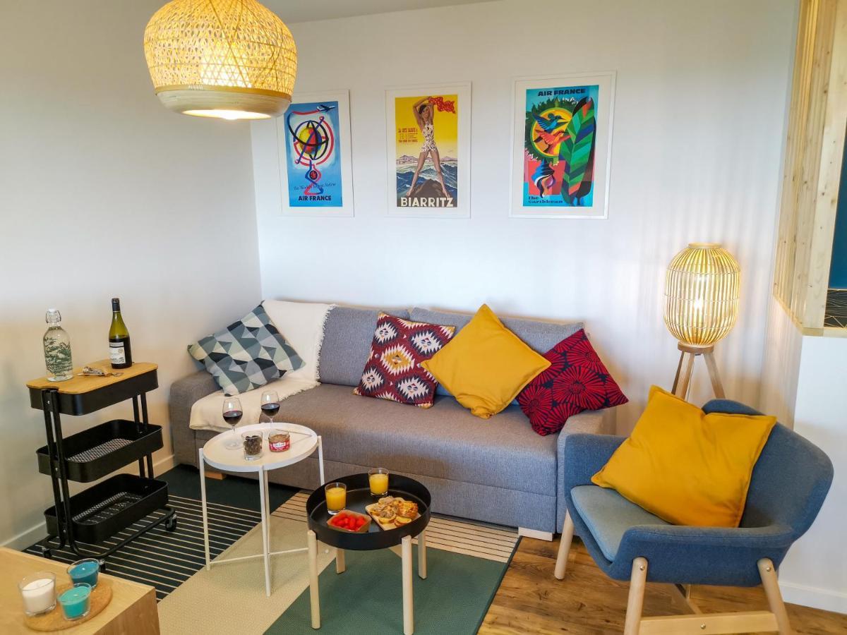 Ilunabarra - Appartement Calme, Vue Mer, Parking - Wifi Сибур Екстериор снимка