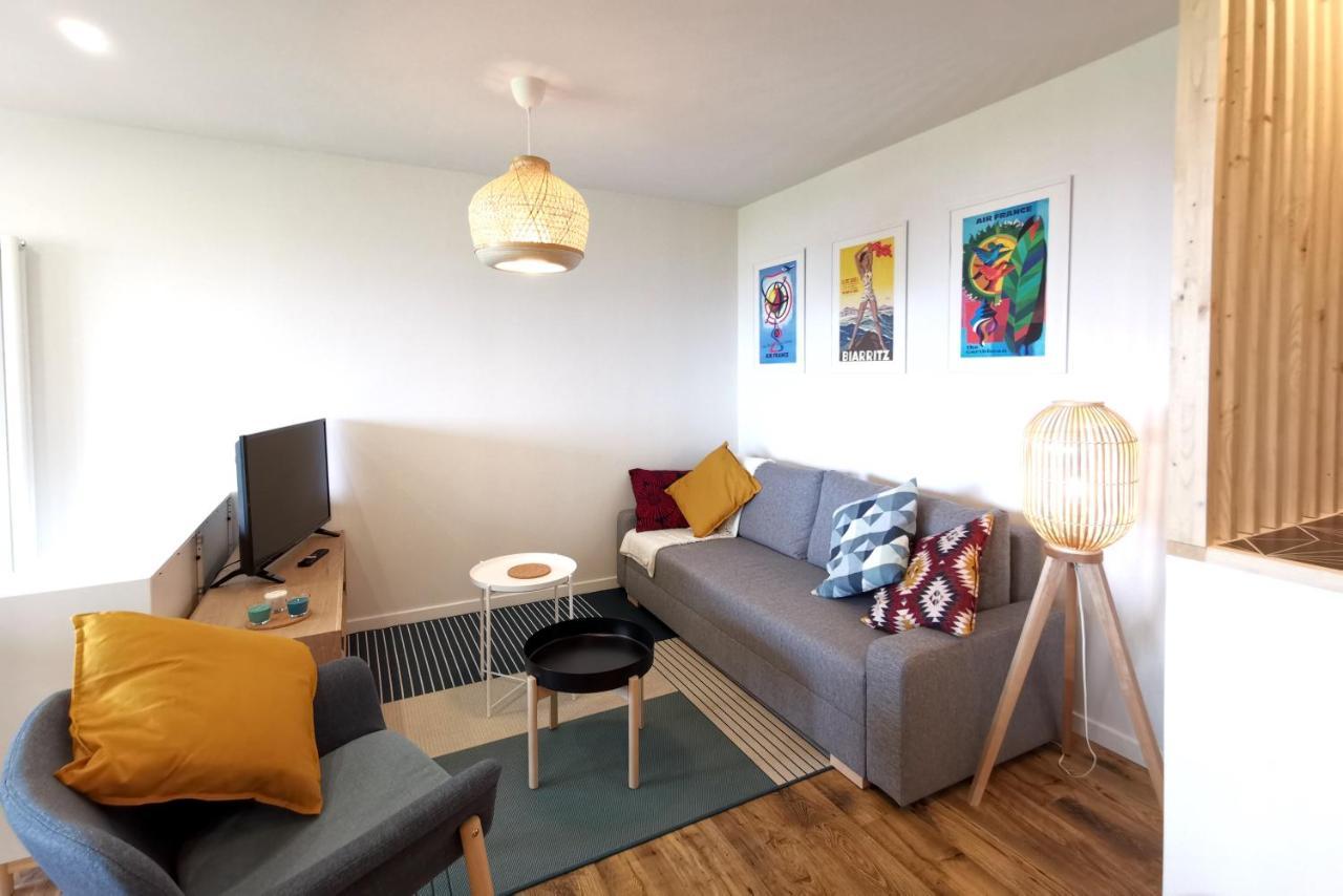 Ilunabarra - Appartement Calme, Vue Mer, Parking - Wifi Сибур Екстериор снимка