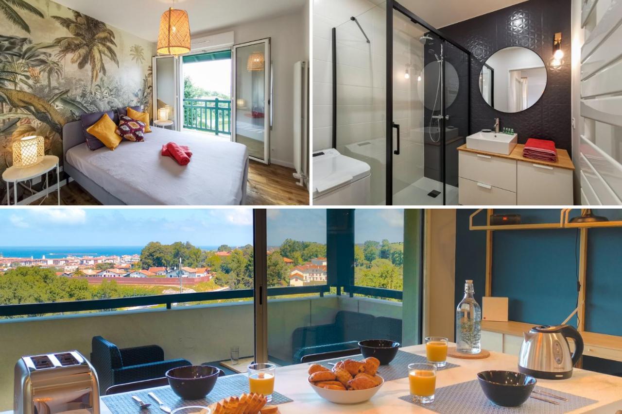 Ilunabarra - Appartement Calme, Vue Mer, Parking - Wifi Сибур Екстериор снимка