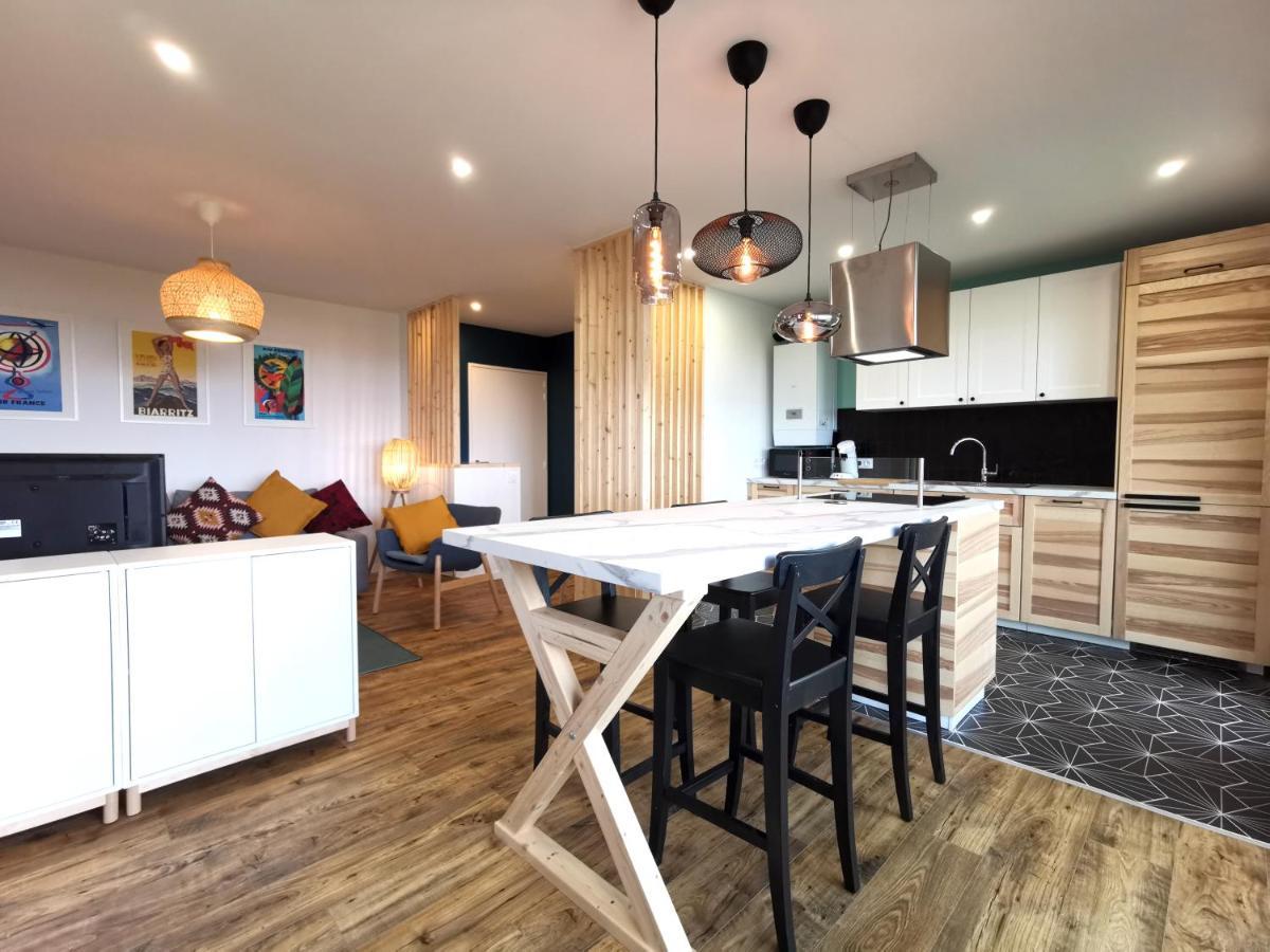 Ilunabarra - Appartement Calme, Vue Mer, Parking - Wifi Сибур Екстериор снимка