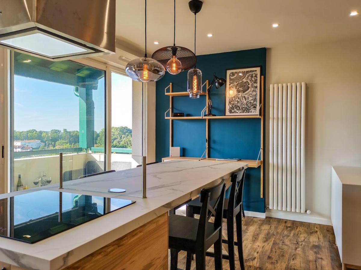 Ilunabarra - Appartement Calme, Vue Mer, Parking - Wifi Сибур Екстериор снимка