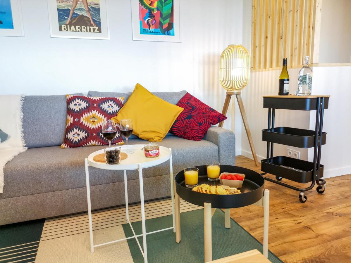Ilunabarra - Appartement Calme, Vue Mer, Parking - Wifi Сибур Екстериор снимка